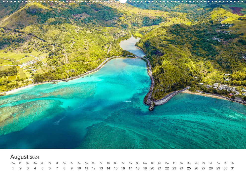 Traumhaftes Mauritius (CALVENDO Wandkalender 2024)