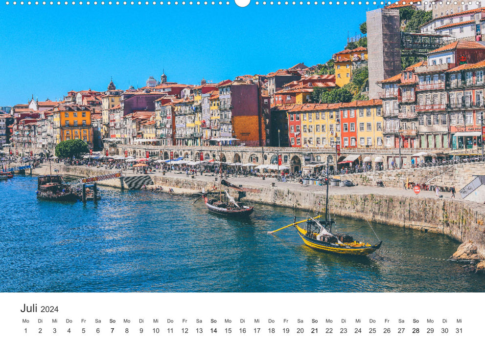 Sunny greetings from Portugal (CALVENDO wall calendar 2024) 