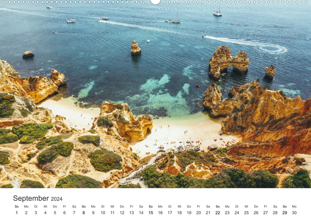 Sunny greetings from Portugal (CALVENDO Premium Wall Calendar 2024) 