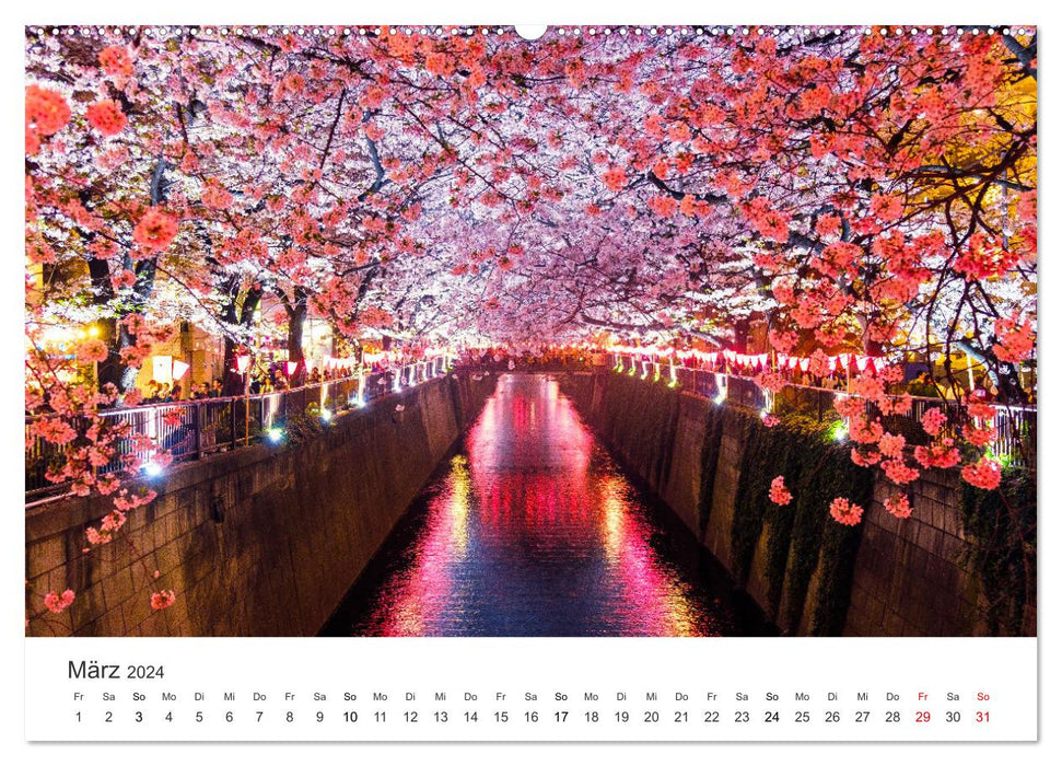 Japan - Land der Kontraste (CALVENDO Premium Wandkalender 2024)