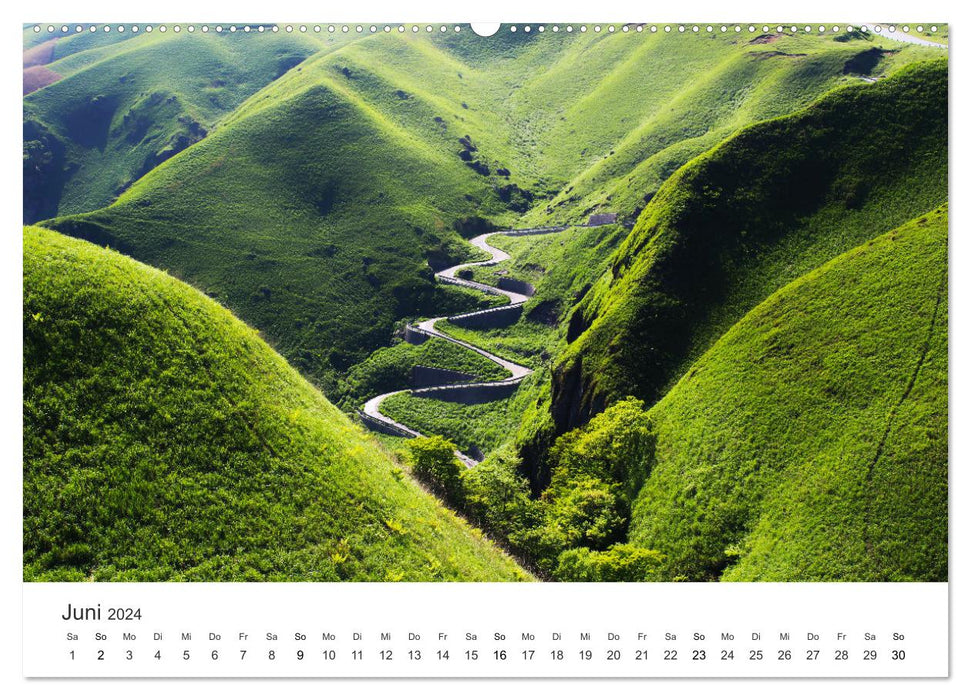 Japon - Terre de contrastes (Calvendo Premium Wall Calendar 2024) 