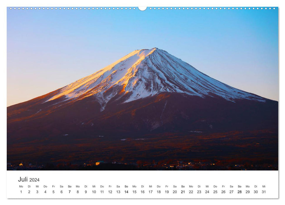 Japon - Terre de contrastes (Calvendo Premium Wall Calendar 2024) 