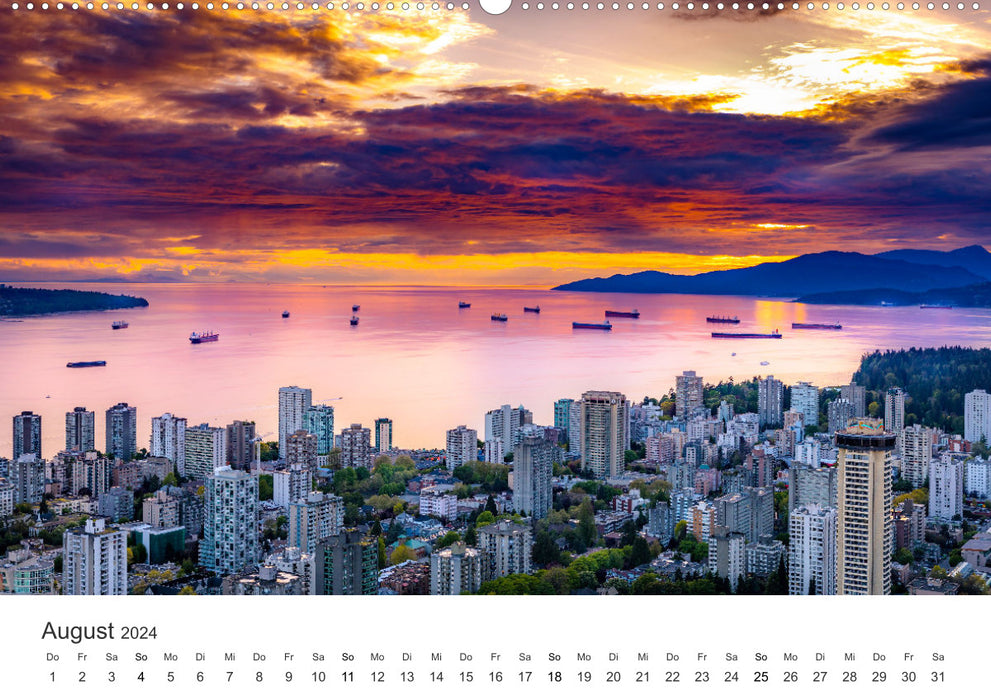 Les merveilles du Canada (Calendrier mural CALVENDO 2024) 