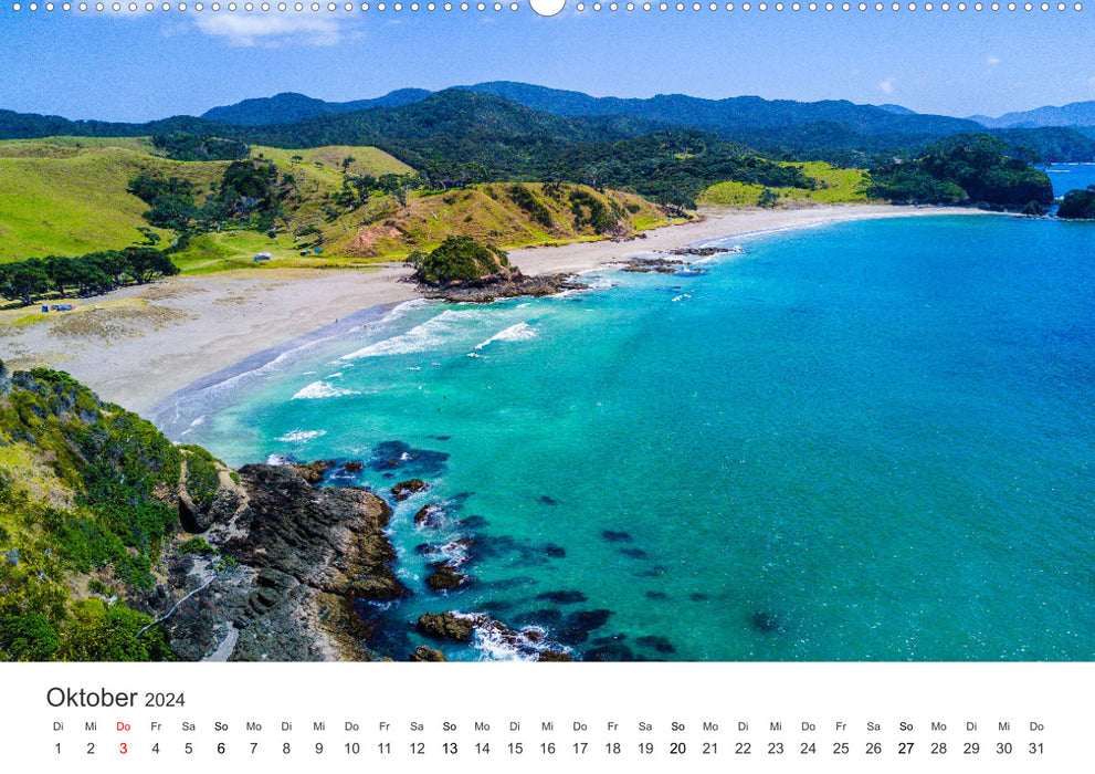 Naturschauspiel Neuseeland (CALVENDO Wandkalender 2024)