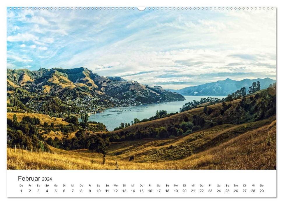 Naturschauspiel Neuseeland (CALVENDO Premium Wandkalender 2024)