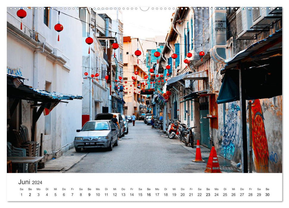 Malaysien - einfach unvergesslich (CALVENDO Wandkalender 2024)