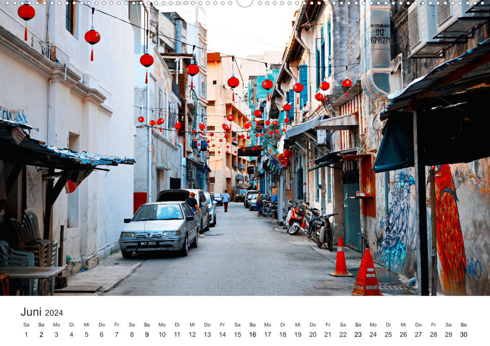 Malaysien - einfach unvergesslich (CALVENDO Premium Wandkalender 2024)