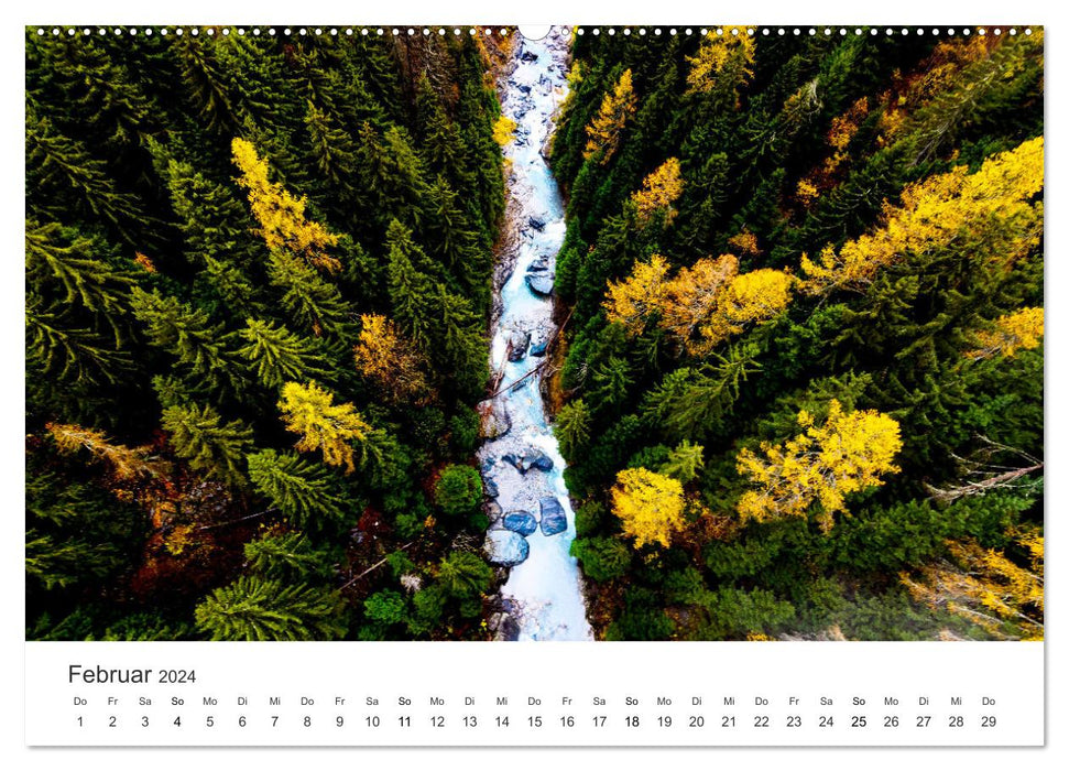 Suisse - l'idylle des montagnes (calendrier mural CALVENDO 2024) 