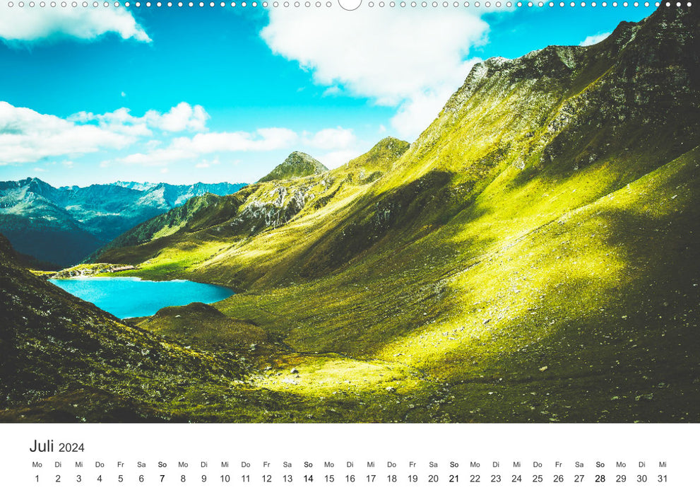 Schweiz - die Bergidylle (CALVENDO Premium Wandkalender 2024)