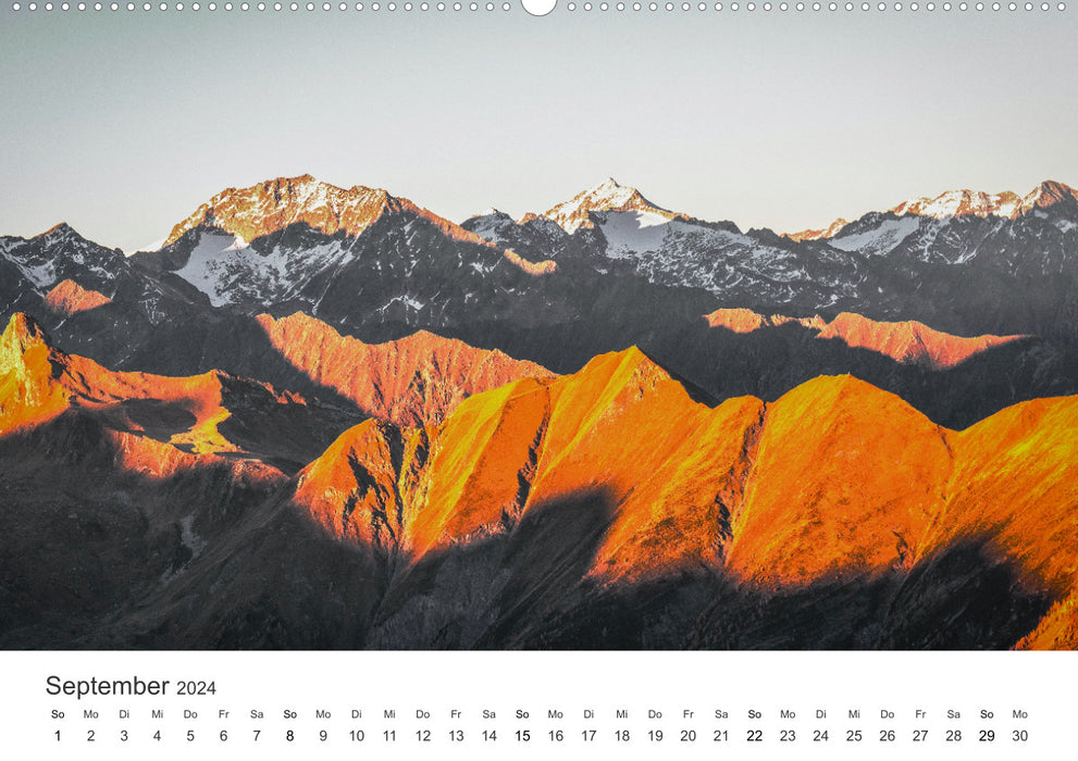 Imposing mountain peaks (CALVENDO wall calendar 2024) 