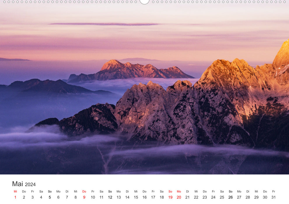 Imposante Berggipfel (CALVENDO Premium Wandkalender 2024)