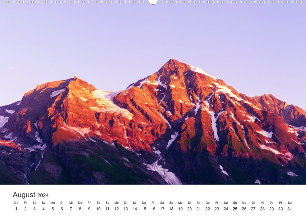 Des sommets montagneux imposants (Calendrier mural CALVENDO Premium 2024) 
