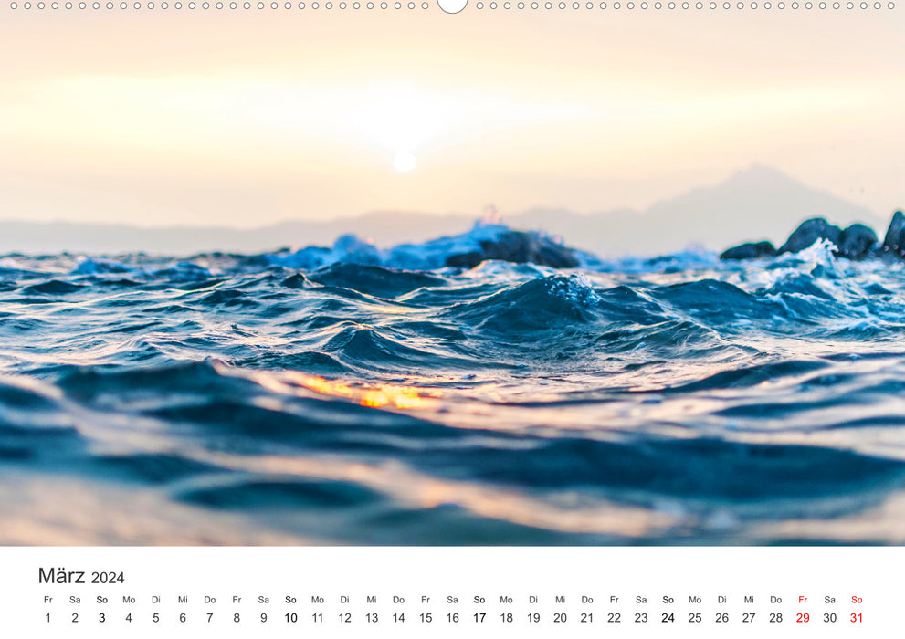 Water, our elixir of life. (CALVENDO Premium Wall Calendar 2024) 