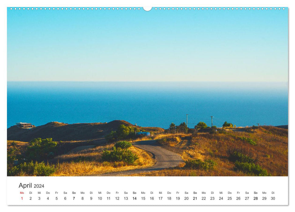 Am Strand von Malibu (CALVENDO Premium Wandkalender 2024)