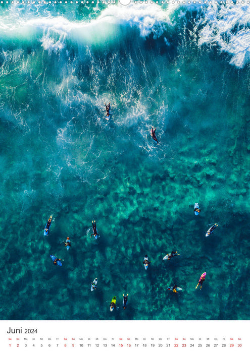 Images spectaculaires d’un drone (Calendrier mural CALVENDO Premium 2024) 