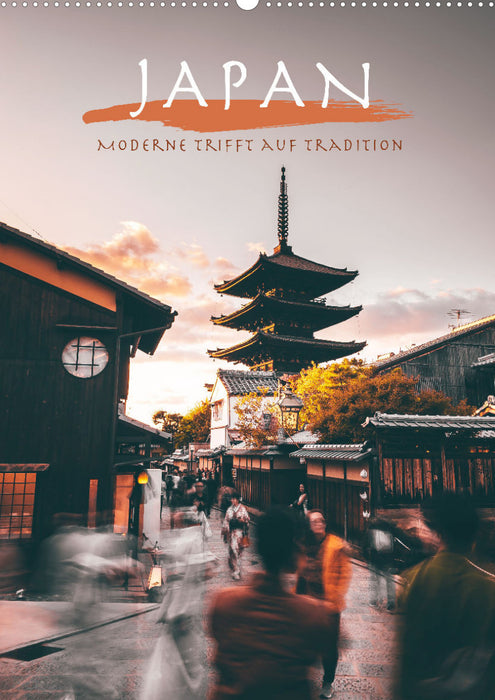 Japan - modernity meets tradition. (CALVENDO wall calendar 2024) 