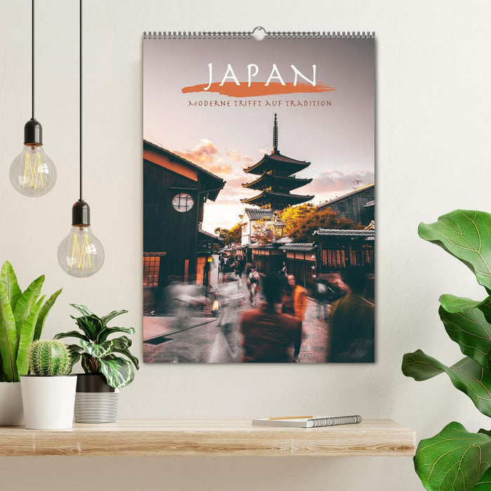 Japon - la modernité rencontre la tradition. (Calendrier mural CALVENDO 2024) 