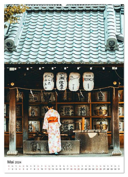 Japon - la modernité rencontre la tradition. (Calendrier mural CALVENDO 2024) 