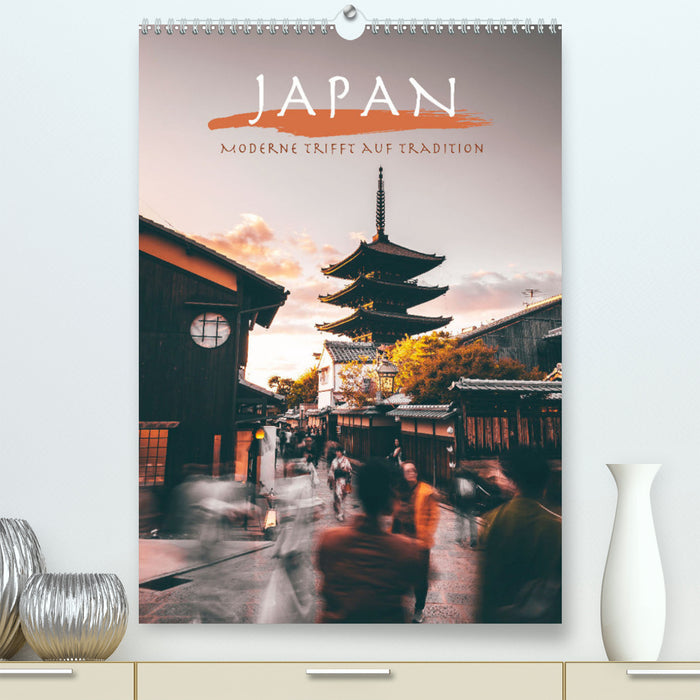 Japon - la modernité rencontre la tradition. (Calendrier mural CALVENDO Premium 2024) 