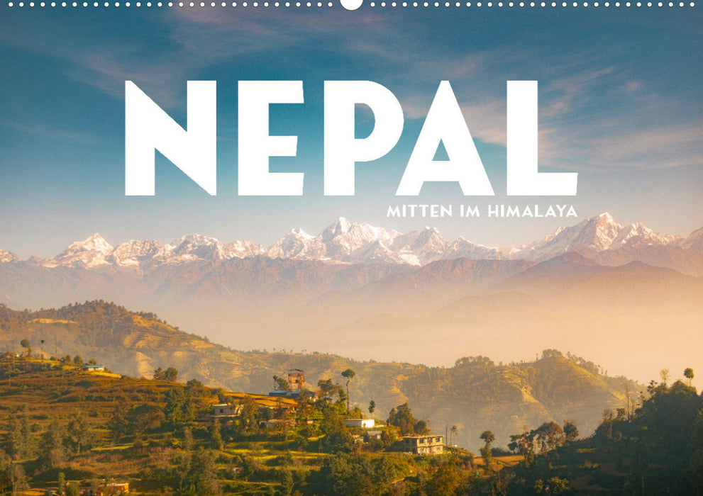 Nepal - Mitten im Himalaya (CALVENDO Wandkalender 2024)