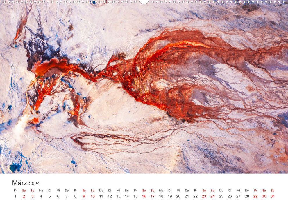 Yellowstone - Like from another planet. (CALVENDO Premium Wall Calendar 2024) 