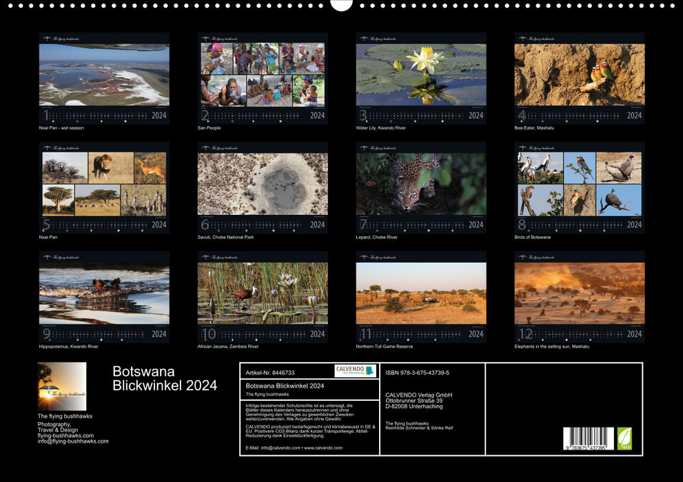 Botswana perspective 2024 (CALVENDO wall calendar 2024) 