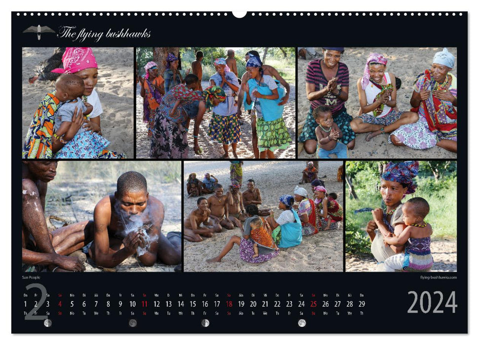 Botswana Blickwinkel 2024 (CALVENDO Premium Wandkalender 2024)