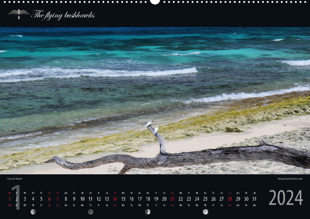 Seychellen Blickwinkel 2024 (CALVENDO Wandkalender 2024)