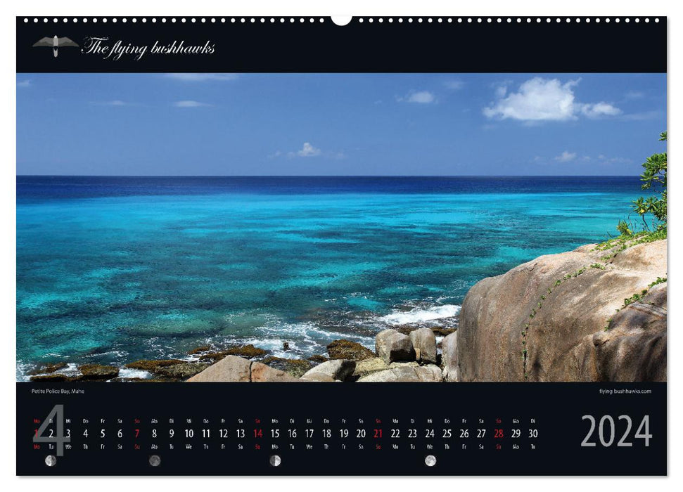 Seychellen Blickwinkel 2024 (CALVENDO Wandkalender 2024)