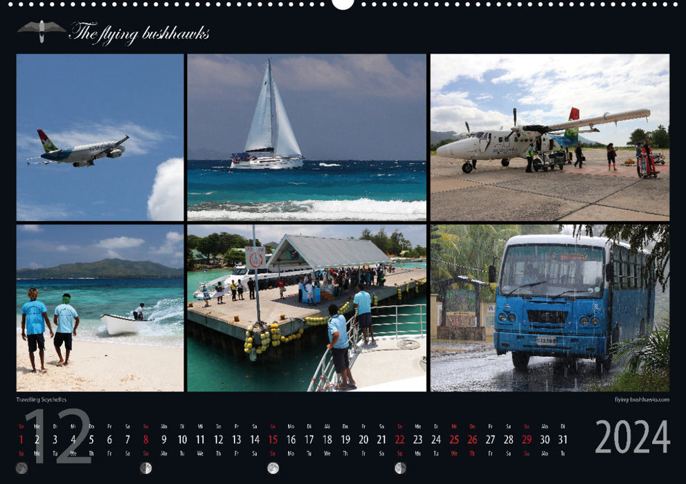 Seychellen Blickwinkel 2024 (CALVENDO Premium Wandkalender 2024)
