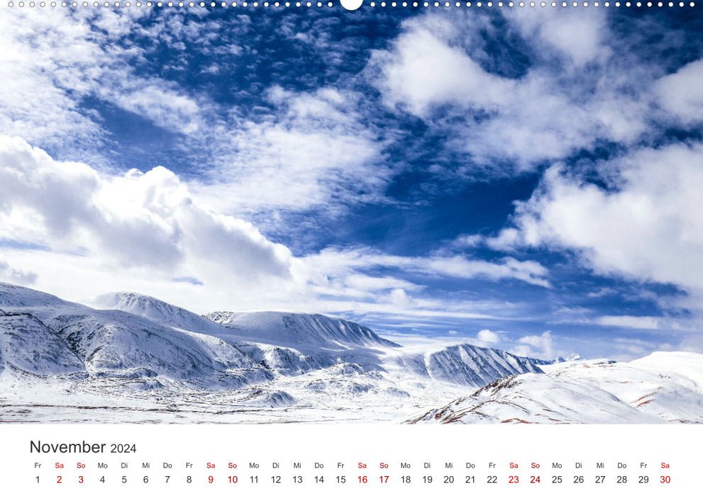 Mongolei - Endlose Steppe und wilde Natur. (CALVENDO Wandkalender 2024)