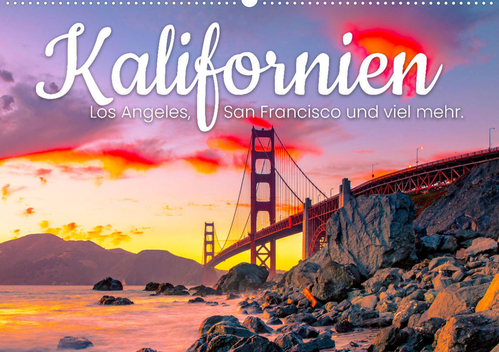 California - Los Angeles, San Francisco and much more. (CALVENDO wall calendar 2024) 