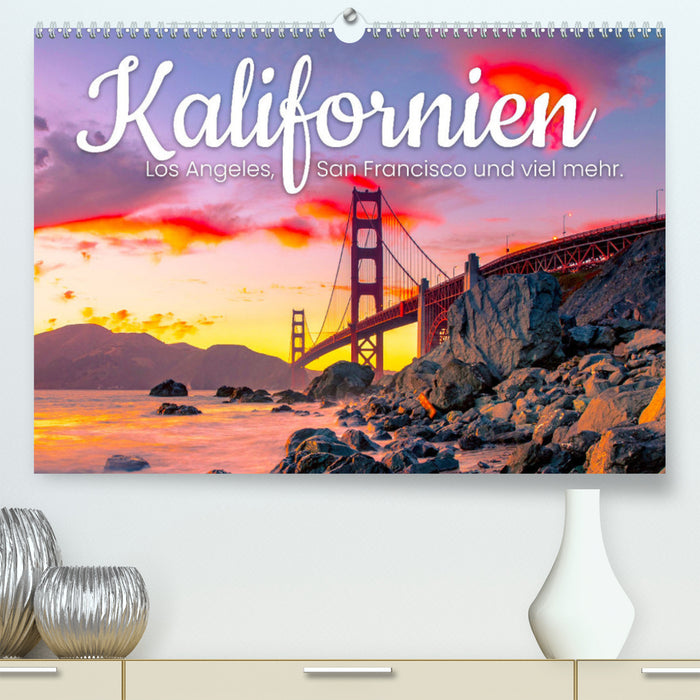 Kalifornien - Los Angeles, San Francisco und viel mehr. (CALVENDO Premium Wandkalender 2024)