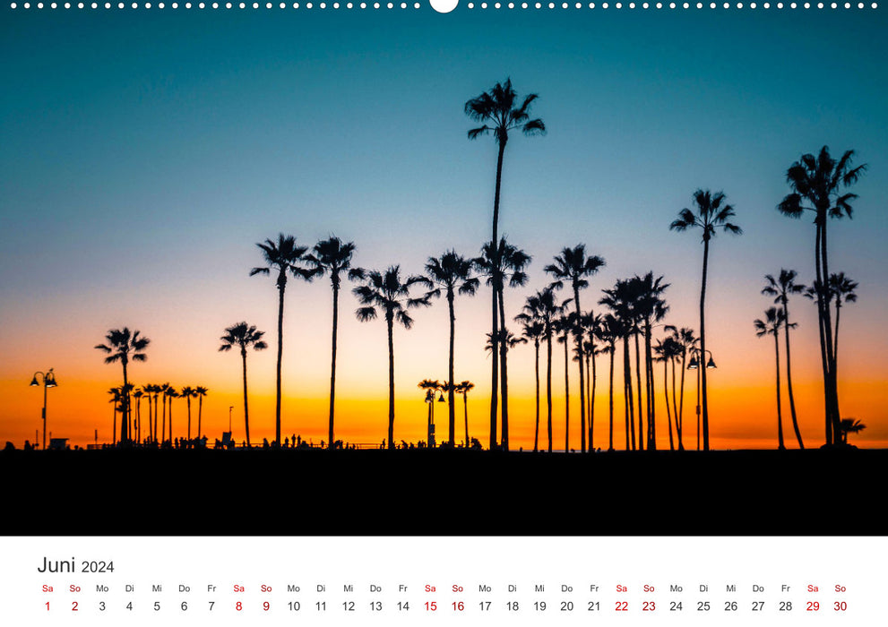 Kalifornien - Los Angeles, San Francisco und viel mehr. (CALVENDO Premium Wandkalender 2024)