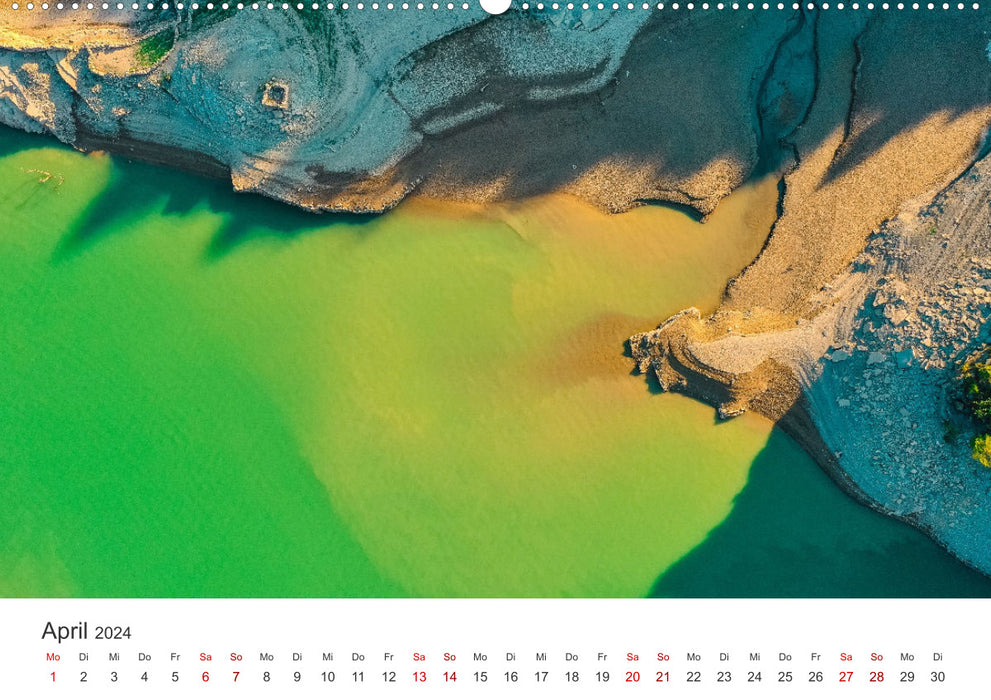 Spain aerial photos (CALVENDO Premium Wall Calendar 2024) 