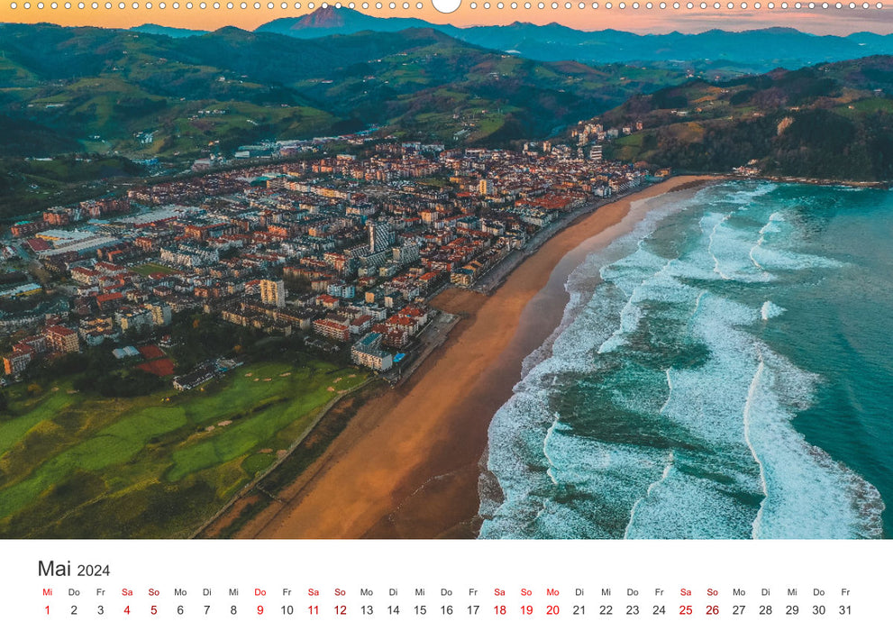 Spanien Luftaufnahmen (CALVENDO Premium Wandkalender 2024)
