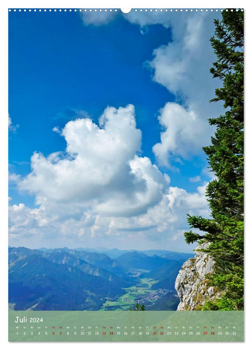 Préalpes (Calendrier mural CALVENDO Premium 2024) 