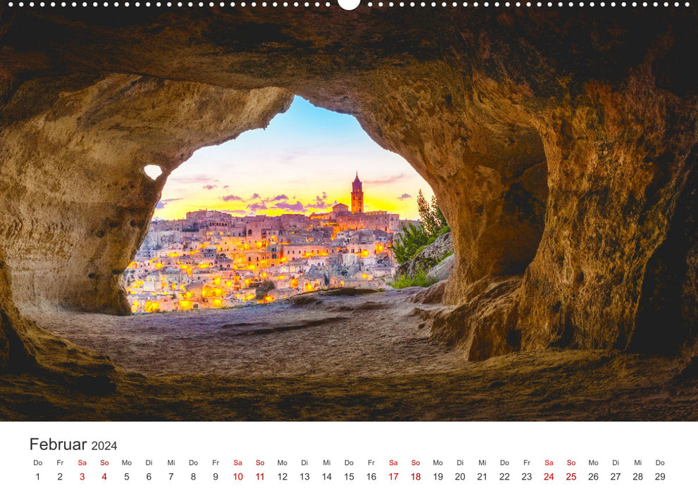 Italien - Romantische Städte und endlose Küsten. (CALVENDO Premium Wandkalender 2024)