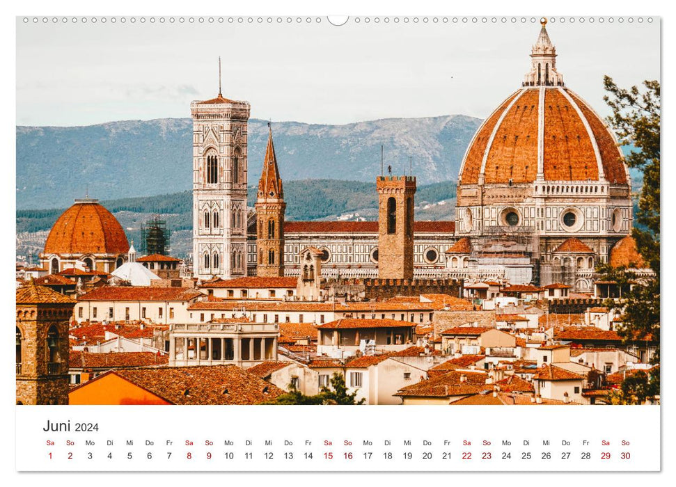 Italie - Villes romantiques et côtes sans fin. (Calendrier mural CALVENDO Premium 2024) 