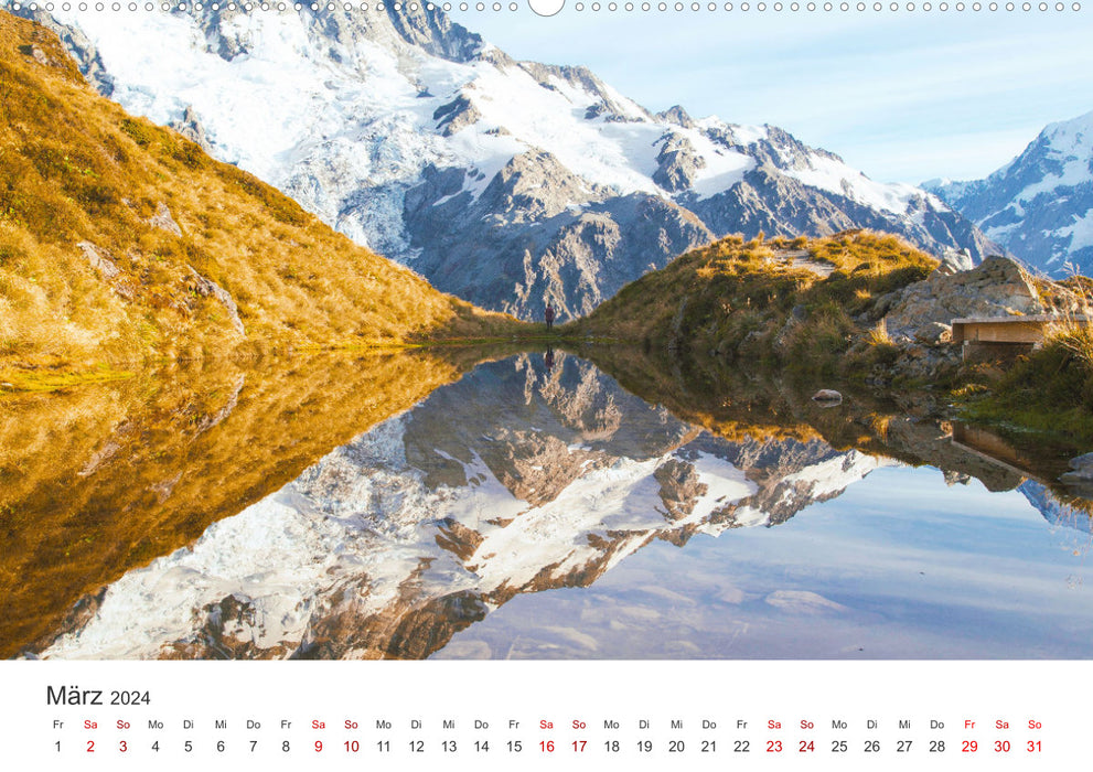 Reflections - Unique Reflections (CALVENDO Premium Wall Calendar 2024) 