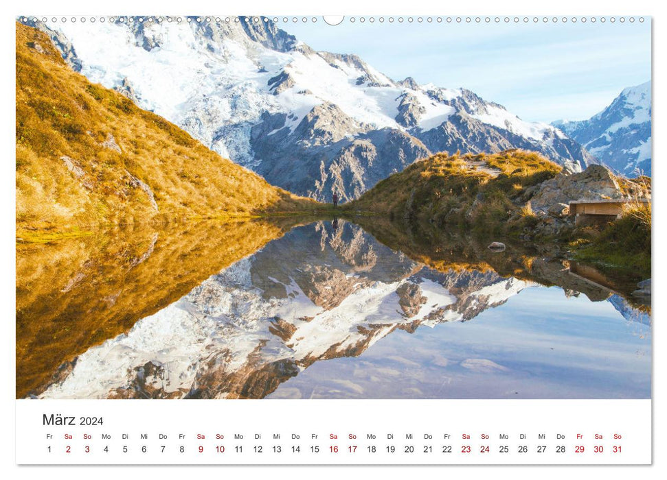 Spiegelungen - Einzigartige Reflektionen (CALVENDO Premium Wandkalender 2024)