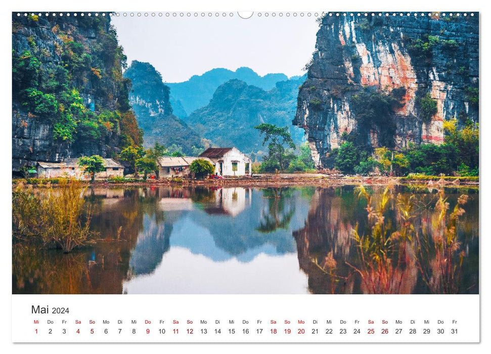 Reflections - Unique Reflections (CALVENDO Premium Wall Calendar 2024) 