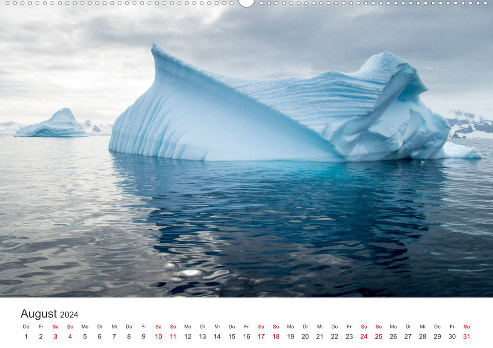 Antarktis - Die größte Eiswüste der Welt. (CALVENDO Wandkalender 2024)
