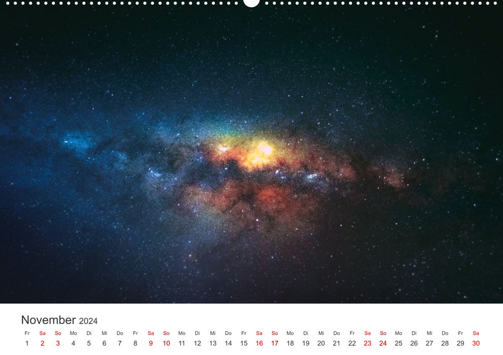 Spectacular images of our galaxy (CALVENDO Premium Wall Calendar 2024) 