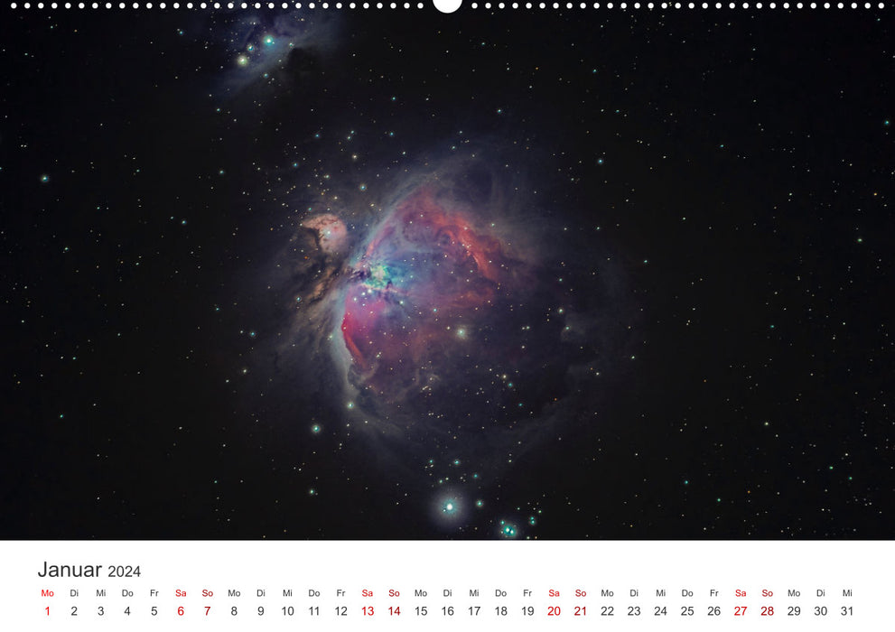 Spectacular images of our galaxy (CALVENDO Premium Wall Calendar 2024) 