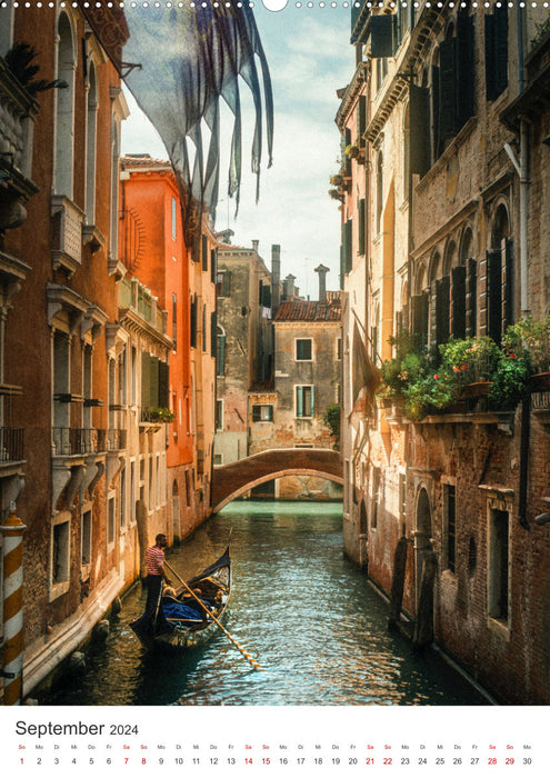 Venice - A city to fall in love with. (CALVENDO wall calendar 2024) 