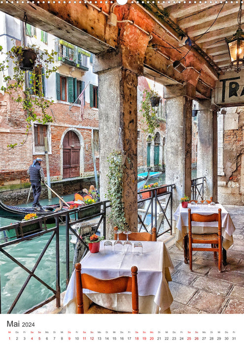 Venedig - Eine Stadt zum Verlieben. (CALVENDO Premium Wandkalender 2024)