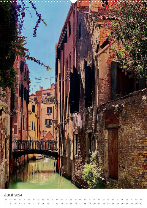 Venice - A city to fall in love with. (CALVENDO Premium Wall Calendar 2024) 