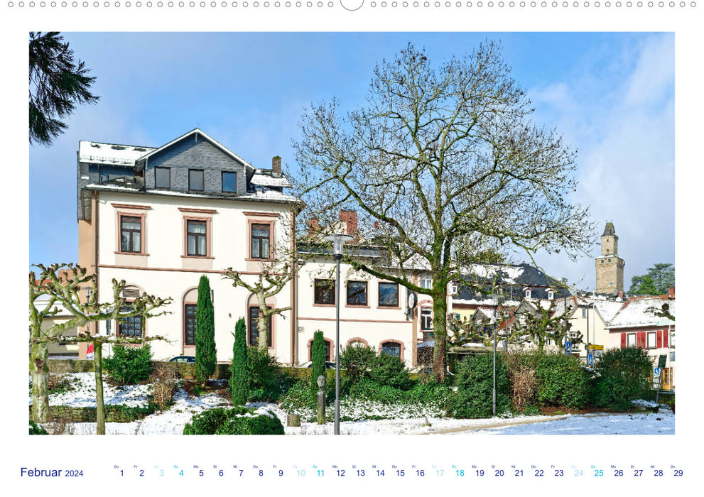 Königliches Kronberg (CALVENDO Premium Wandkalender 2024)
