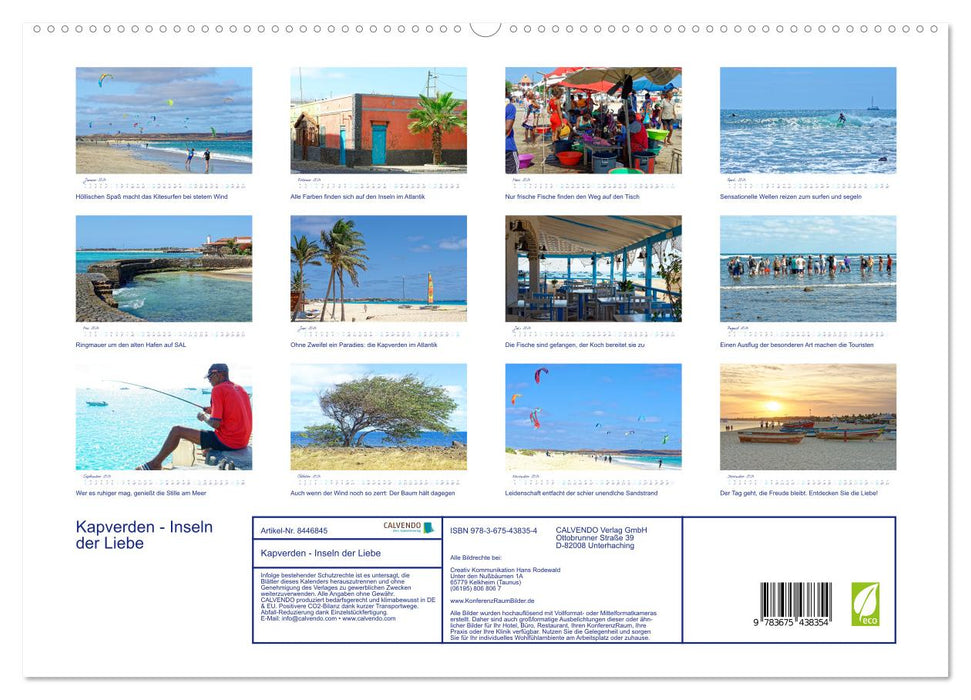 Kapverden - Inseln der Liebe (CALVENDO Premium Wandkalender 2024)